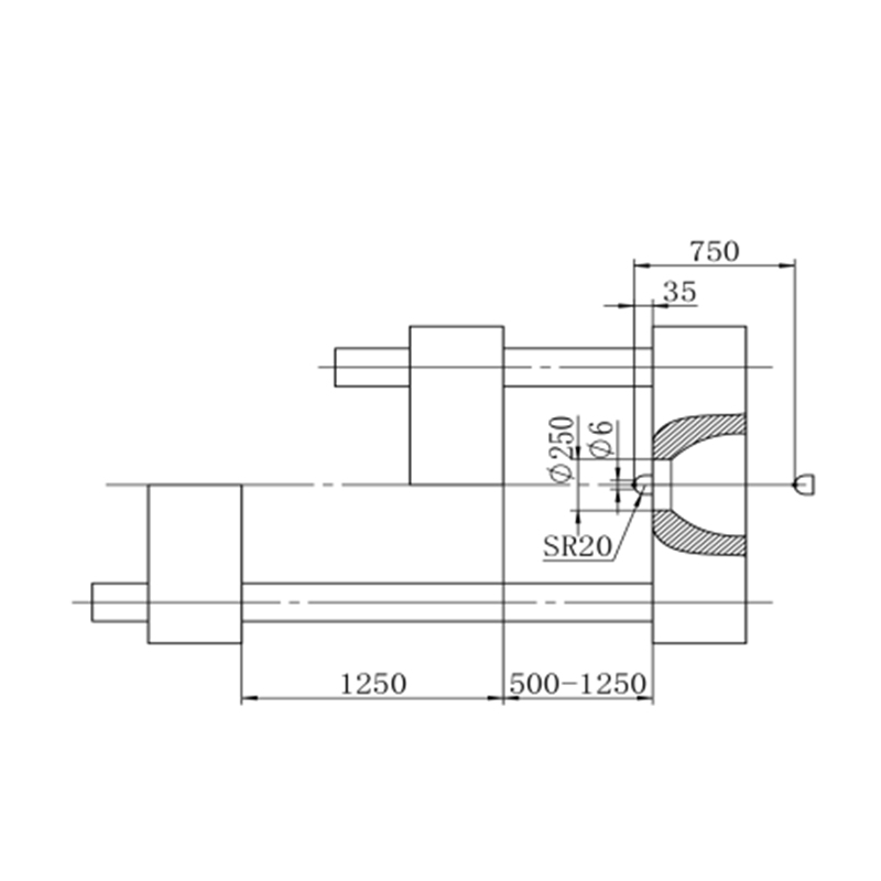 جعبه ابزار دستگاه قالب گیری تزریقی پری فرم PET قطعات پلاستیکی بایل پلاستیکی 1180-154 SLA1180