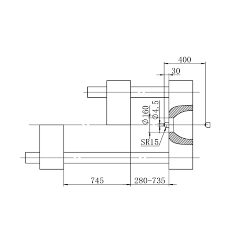 قطعات پلاستیکی دستگاه قالب گیری تزریق پمپ ثابت SLA428